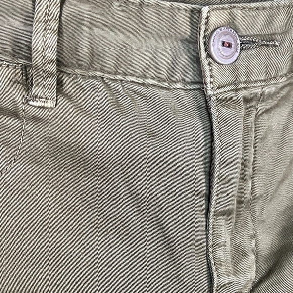 Anthropologie Green and Orange Navy Side Stripe Straight Relaxed Leg Pants SZ 28 - Picture 9 of 15